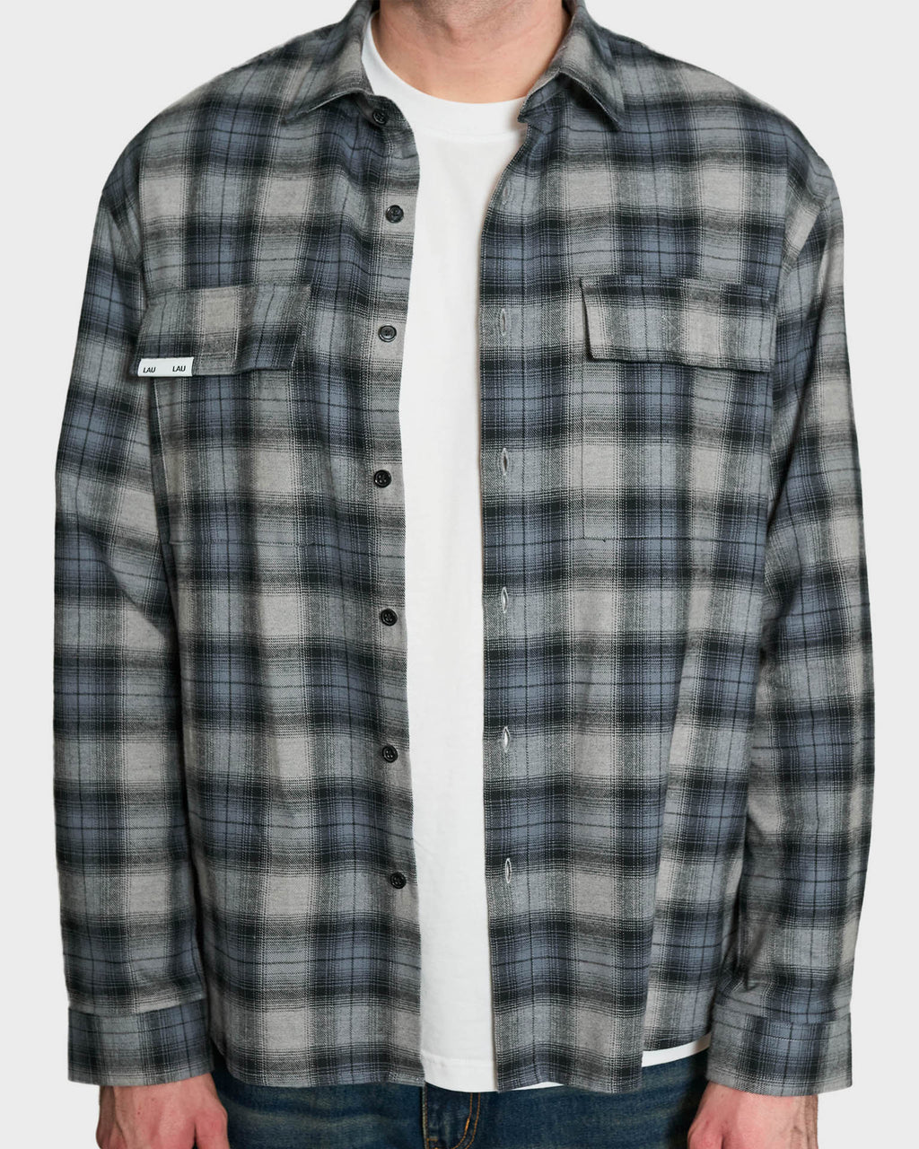 PATCH FLANNEL SHIRT