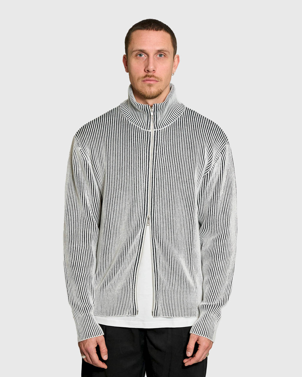 FULL ZIP KNIT