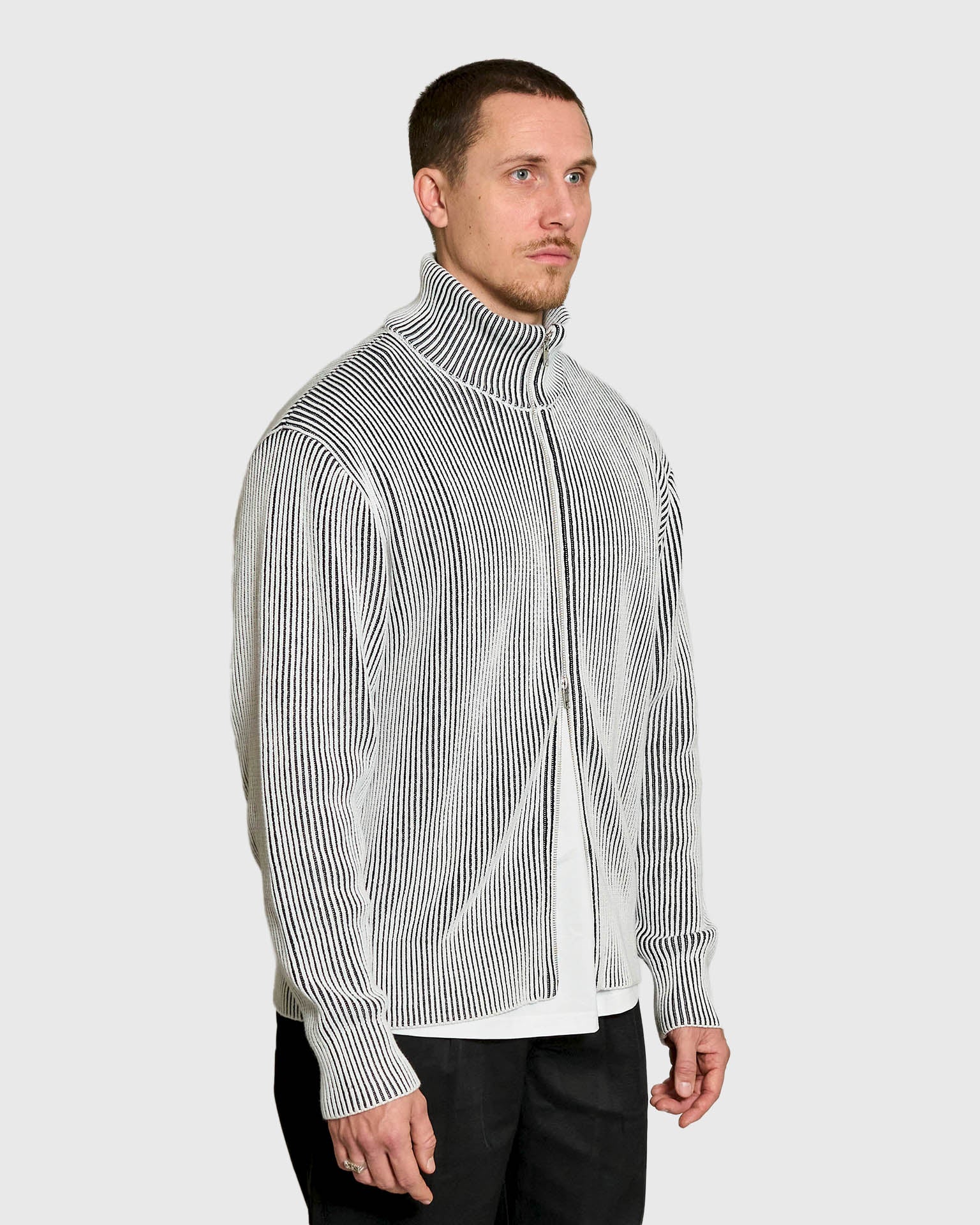 FULL ZIP KNIT