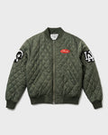 QUILTED VARSITY JACKET
